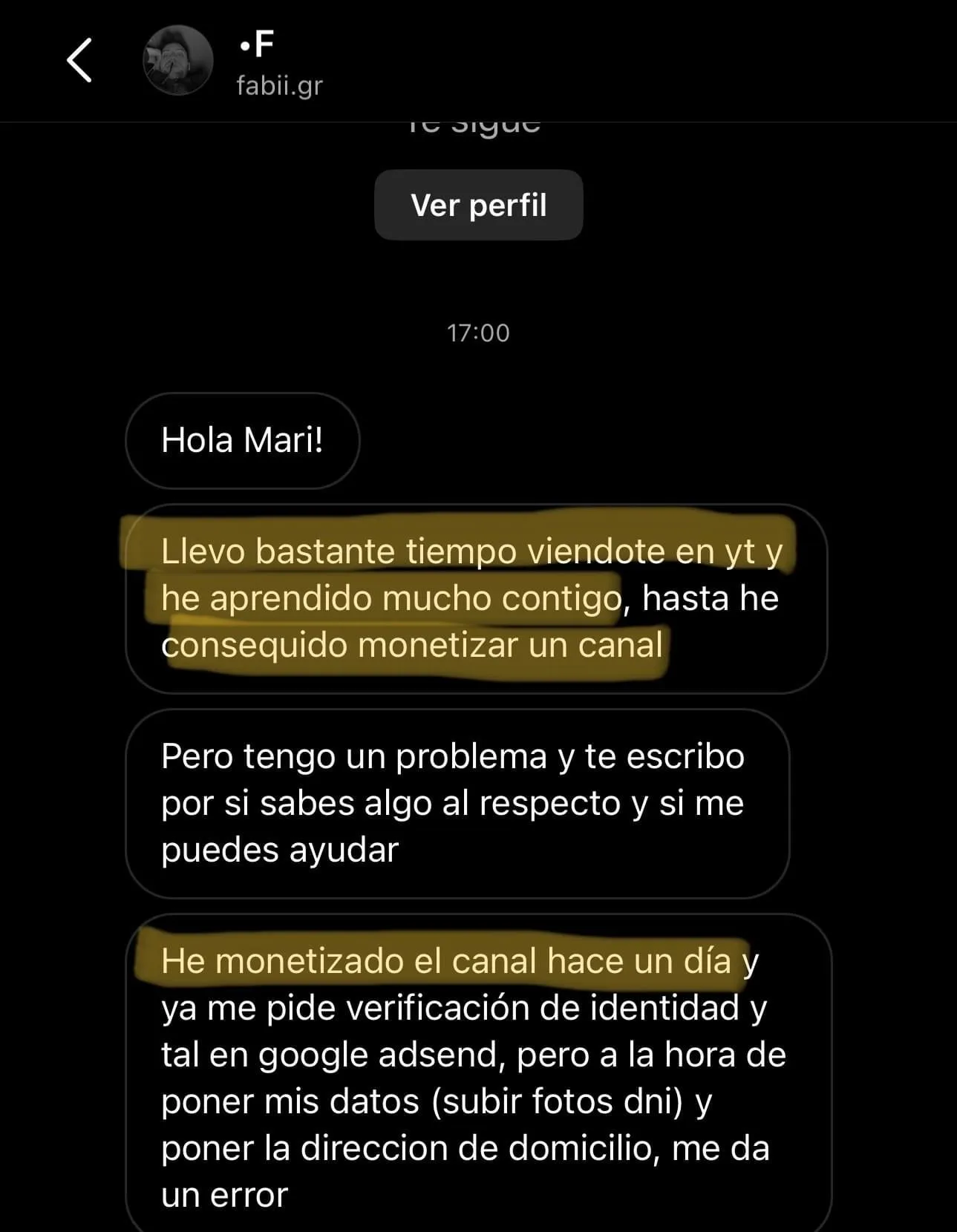 Resultado Aluno 5